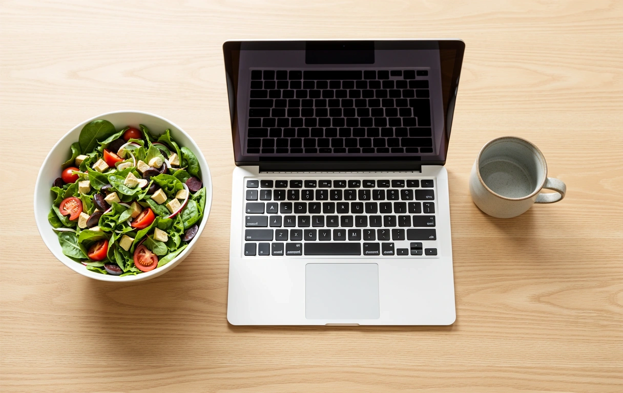 Zdrowe produkty spożywcze na stole