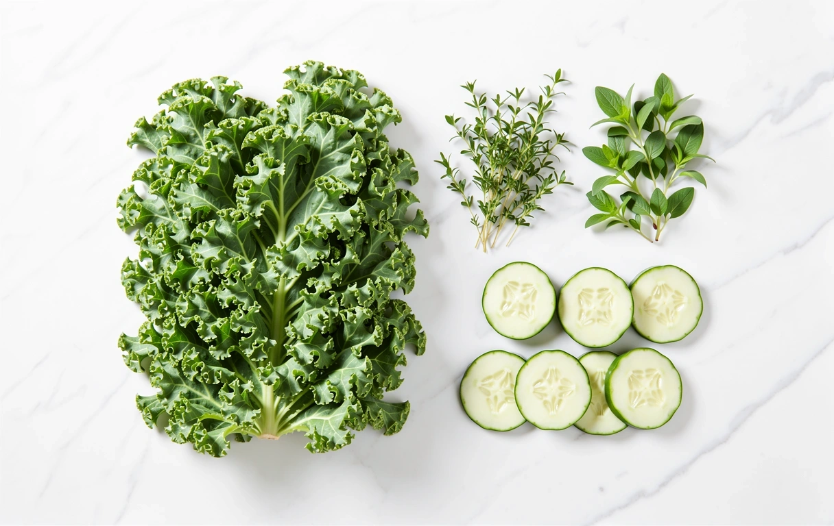 Świeże warzywa w czystym otoczeniu